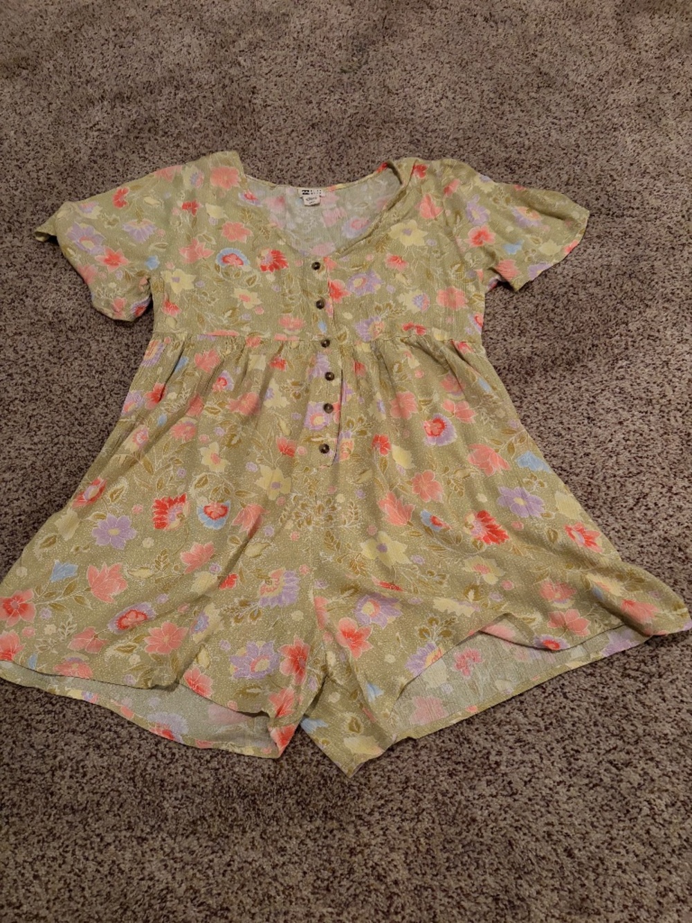 Billabong Floral Romper